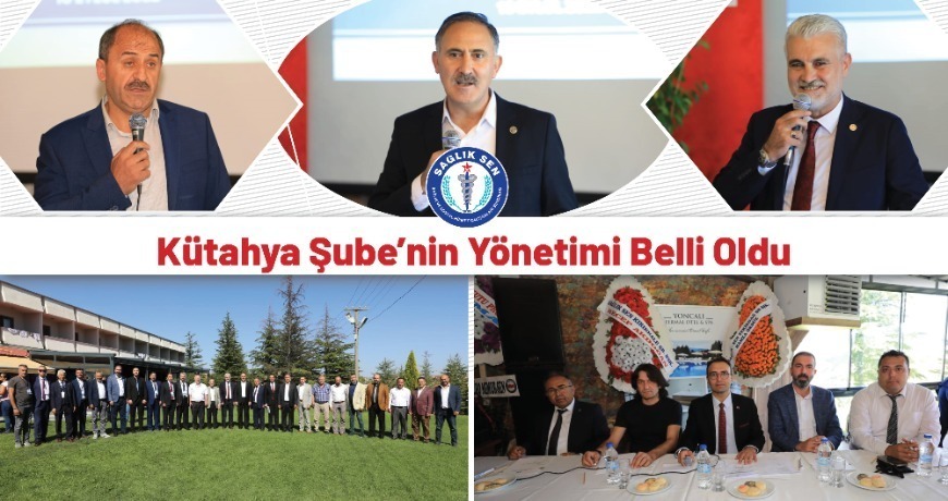Sağlık-Sen Kütahya Şubesi’nin 6. Olağan Genel Kurulu yapıldı. Şube Başkanı Ahmet Lütfi Demirsöz güven tazeledi.
